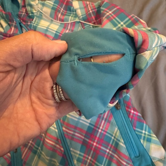 Snozu Girls Softshell Plaid Winter Jacket – Size S (7/8) – Fleece Lining - Picture 7 of 8